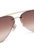 Detail View - Click To Enlarge - RAY-BAN - Metal Aviator Sunglasses