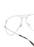 Detail View - Click To Enlarge - RAY-BAN - Metal Aviator Optical Glasses
