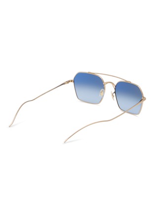 Figure View - Click To Enlarge - OLIVER PEOPLES - Titanium Aviator Sunglasses