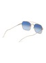 Figure View - Click To Enlarge - OLIVER PEOPLES - Titanium Aviator Sunglasses