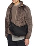 Figure View - Click To Enlarge - F/CE. - Textured Twill Horn Mini Shoulder Bag