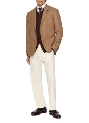 Figure View - Click To Enlarge - INCOTEX - Regular Fit Chino Pants