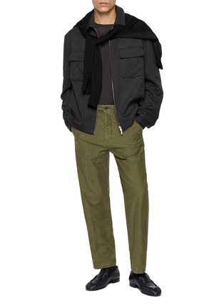 Figure View - Click To Enlarge - INCOTEX - Regular Fit Chino Pants