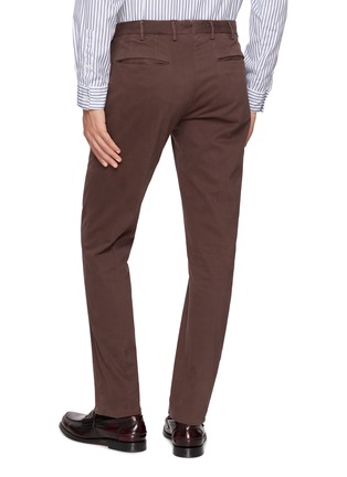 Back View - Click To Enlarge - INCOTEX - Slim Fit Chino Pants