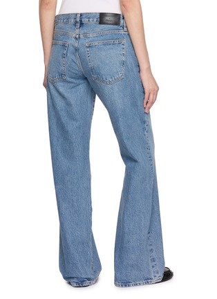 Back View - Click To Enlarge - FRAME - The Gray Wide Leg Denim Jeans