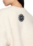  - FRAME - The Ritz Logo Embroidered Cashmere Knit Sweater