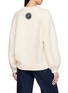 Back View - Click To Enlarge - FRAME - The Ritz Logo Embroidered Cashmere Knit Sweater