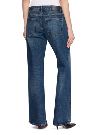 Back View - Click To Enlarge - FRAME - The Gray Wide Leg Denim Jeans