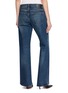 Back View - Click To Enlarge - FRAME - The Gray Wide Leg Denim Jeans