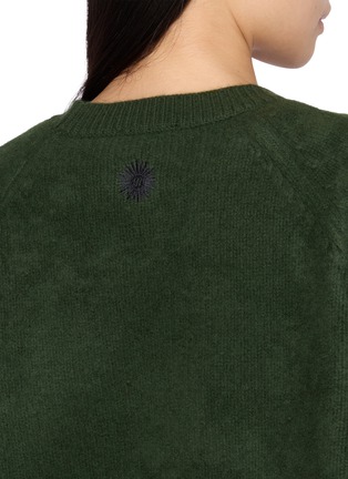  - FRAME - X Ritz Paris Logo Embroidered Brushed Cashmere Knit Sweater
