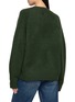 Back View - Click To Enlarge - FRAME - X Ritz Paris Logo Embroidered Brushed Cashmere Knit Sweater