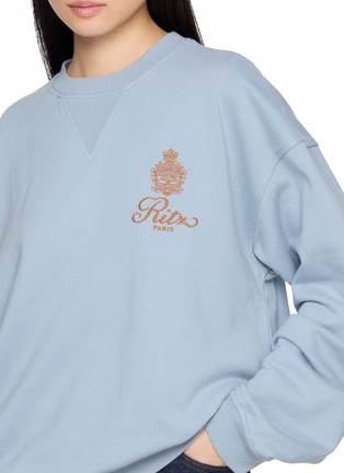  - FRAME - X Ritz Paris Logo Embroidered Sweatshirt