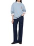 Figure View - Click To Enlarge - FRAME - X Ritz Paris Logo Embroidered Sweatshirt