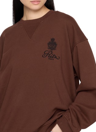  - FRAME - X Ritz Paris Logo Embroidered Sweatshirt