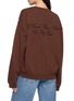 Back View - Click To Enlarge - FRAME - X Ritz Paris Logo Embroidered Sweatshirt