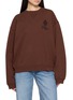 Main View - Click To Enlarge - FRAME - X Ritz Paris Logo Embroidered Sweatshirt