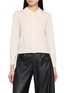Main View - Click To Enlarge - FRAME - The Pearl Embellished Collared Knit Cardigan