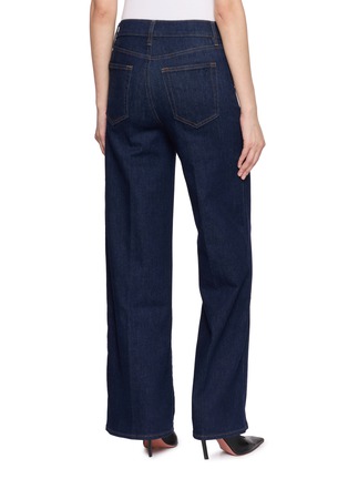Back View - Click To Enlarge - FRAME - Le Slim Palazzo Wide Leg Denim Jeans