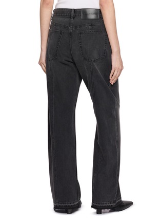 Back View - Click To Enlarge - HELMUT LANG - Saddle Dark Wash Jeans