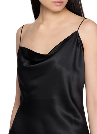  - HELMUT LANG - Handkerchief Asymmetrical Satin Dress