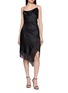 HELMUT LANG Handkerchief Asymmetrical Satin Dress