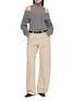 Figure View - Click To Enlarge - HELMUT LANG - Bootcut Light Wash Jeans