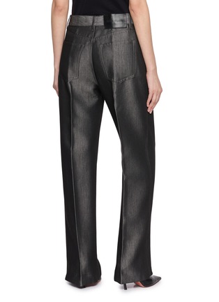 Back View - Click To Enlarge - HELMUT LANG - Bootcut Pressed Crease Pants