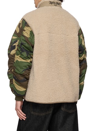 Back View - Click To Enlarge - APRÈS SURF A.P.S. - Florian Camouflage Sleeve Fleece Jacket
