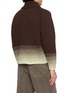Back View - Click To Enlarge - AURALEE - Gradient Wool Zip Up Cardigan