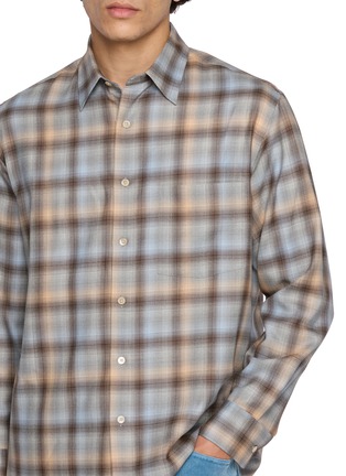  - AURALEE - Chequered Lightweight Wool Shirt