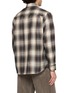 Back View - Click To Enlarge - AURALEE - Chequered Lightweight Wool Shirt