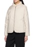 Detail View - Click To Enlarge - KRUF - Reversible Stand Collar Mink Jacket