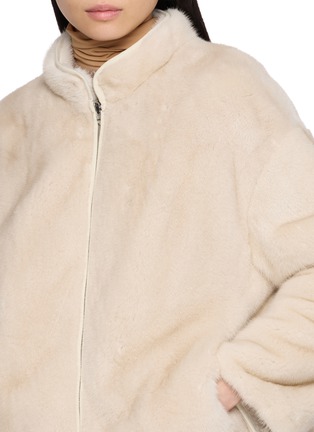  - KRUF - Reversible Stand Collar Mink Jacket
