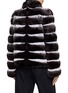 Back View - Click To Enlarge - KRUF - Stand Collar Chinchilla Jacket