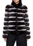 KRUF Stand Collar Chinchilla Jacket