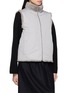 Detail View - Click To Enlarge - KRUF - Reversible Stand Collar Mink Vest