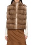KRUF Sable Fur Zip Up Vest