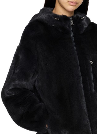  - KRUF - Mink Furt Hooded Jacket