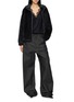 Figure View - Click To Enlarge - KRUF - Mink Furt Hooded Jacket