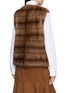 Back View - Click To Enlarge - KRUF - Round Neck Sable Fur Vest