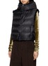 Detail View - Click To Enlarge - KRUF - Reversible Hooded Mink Fur Vest
