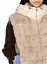  - KRUF - Reversible Hooded Mink Fur Vest