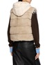 Back View - Click To Enlarge - KRUF - Reversible Hooded Mink Fur Vest