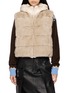 KRUF Reversible Hooded Mink Fur Vest