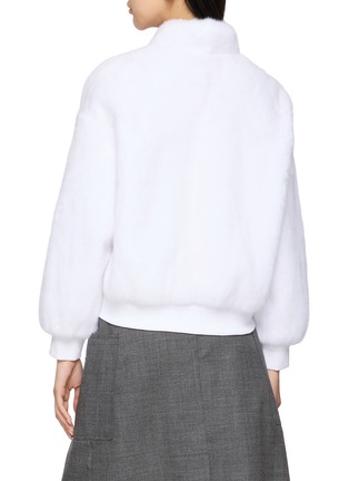 Back View - Click To Enlarge - KRUF - Mink Fur Bomber Jacket