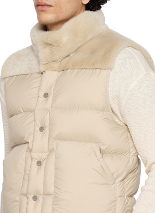  - KRUF - Mink Panel Down Gilet