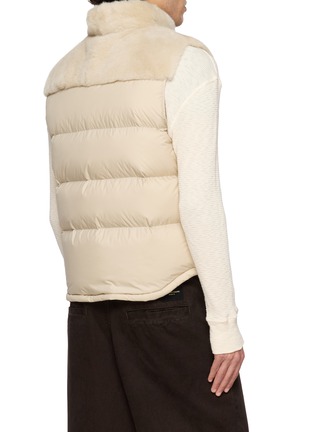 Back View - Click To Enlarge - KRUF - Mink Panel Down Gilet