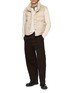Figure View - Click To Enlarge - KRUF - Mink Panel Down Gilet