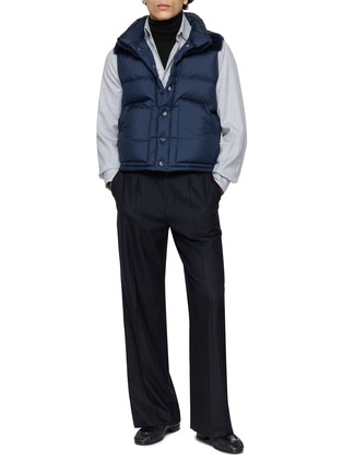 Figure View - Click To Enlarge - KRUF - Mink Panel Down Gilet