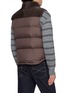 Back View - Click To Enlarge - KRUF - Mink Panel Down Gilet